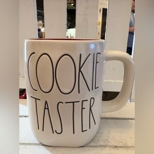 Rae Dunn Cream Cookie Taster Mug
